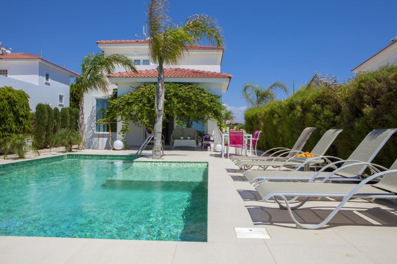 Ayia Thekla Seafront Villa Lavender Ayia Napa Esterno foto